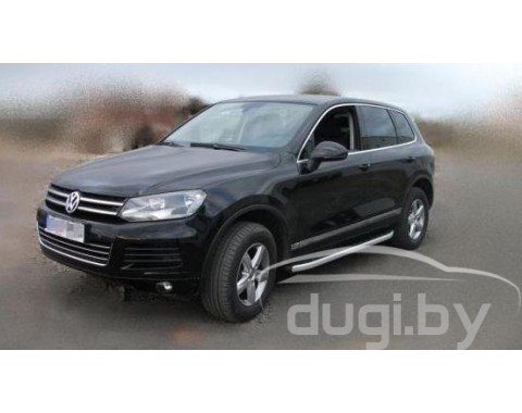 Боковые пороги (подножки) "ALYANS" для Touareg (2003-2009)